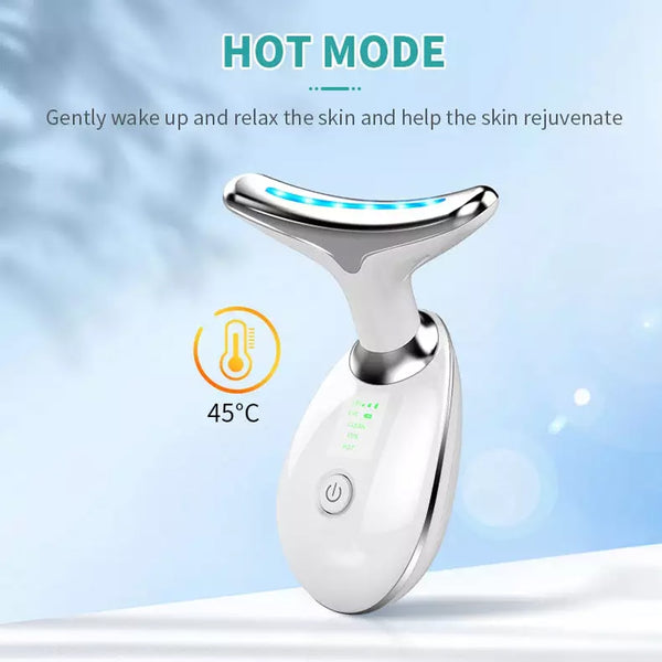 3-in-1 Portable Face Massager: Double Chin Reducer and Vibration Massager for Skin Care Tightening and Smoothing